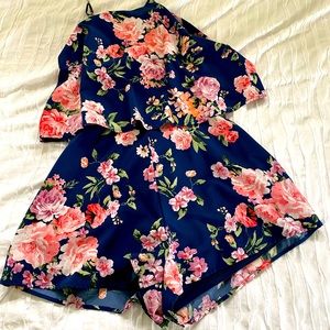 Floral large lulus romper